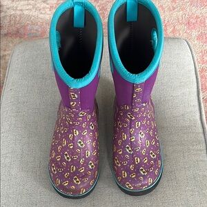 Kids Bogs Purple+Teal Taco 🌮 Rain Boots